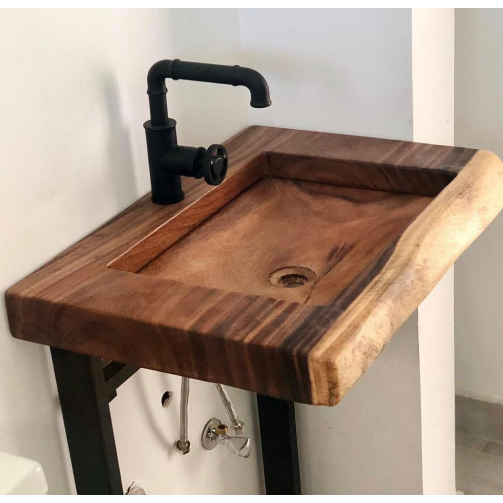 Wooden Wash Basin Sinaha Platform